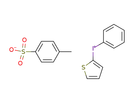 Molecular Structure of 91228-44-3 (2-thienylphenyliodonium tosylate)