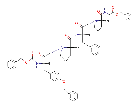 Z-O-benzyltyrosylprolylphenylalanylprolylglycine benzyl ester