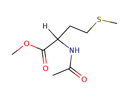 Molecular Structure of 114285-15-3 (D-Methionine, N-acetyl-, methyl ester)