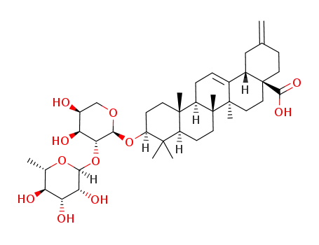 Molecular Structure of 114912-36-6 (Ciwujianoside E)