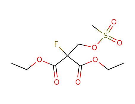 2-FLUORO-2-METHANESULFONYL-OXYMETHYL-MALONIC ACID ETHYL ESTER