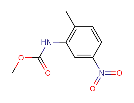 Molecular Structure of 63379-17-9 (Carbamic acid, (2-methyl-5-nitrophenyl)-, methyl ester)