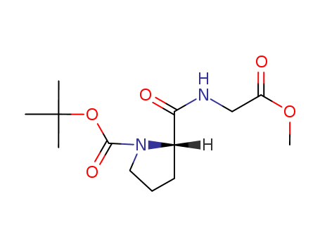 Glycine, 1-[(1,1-dimethylethoxy)carbonyl]-L-prolyl-, methyl ester
