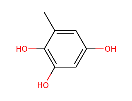 Molecular Structure of 767-81-7 (6-methyl-1,2,4-benzenetriol)