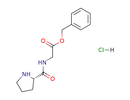 Glycine, L-prolyl-, phenylmethyl ester, monohydrochloride