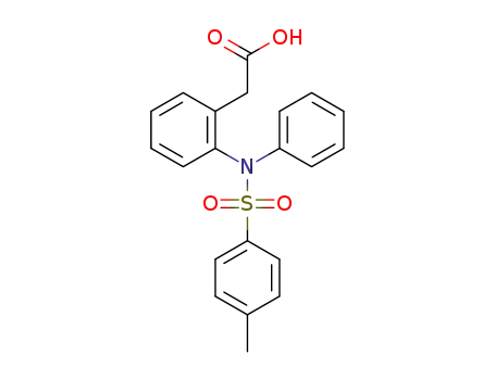 Molecular Structure of 1446358-22-0 (2-(2-(N-phenyl-N-tosylamino)phenyl)acetic acid)