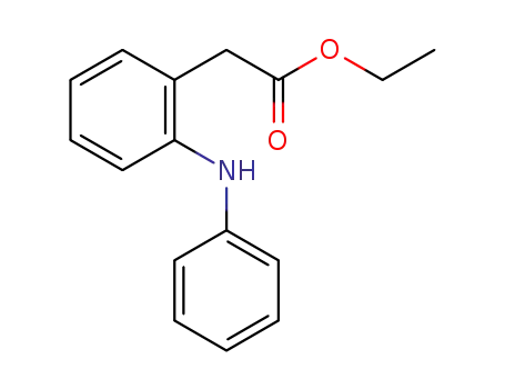 Molecular Structure of 1194821-23-2 (ethyl 2-(2-(phenylamino)phenyl)acetate)