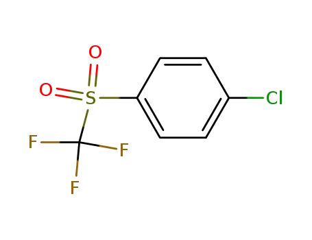 Molecular Structure of 383-11-9 (4-(TRIFLUOROMETHYLSULFONYL)CHLOBENZENE)