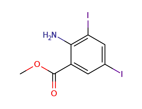 메틸 2-아미노-3,5-디요오도벤조에이트