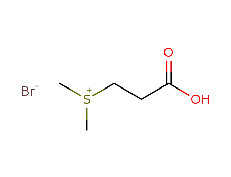 Molecular Structure of 20986-22-5 ((2-CARBOXYETHYL)DIMETHYLSULFONIUM BROMIDE)