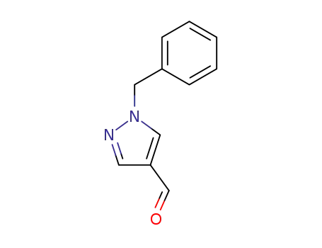 Molecular Structure of 63874-95-3 (1-Benzyl-1H-pyrazole-4-carbaldehyde)