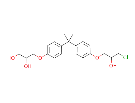 Molecular Structure of 227947-06-0 (BISPHENOL A-(3-CHLORO-2-HYDROXYPROPYL)-&)