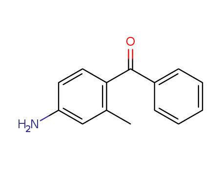 Molecular Structure of 30086-89-6 (4-amino-2-methylbenzophenone)