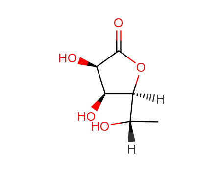 Molecular Structure of 20031-16-7 (3,4-dihydroxy-5-(1-hydroxyethyl)oxolan-2-one)
