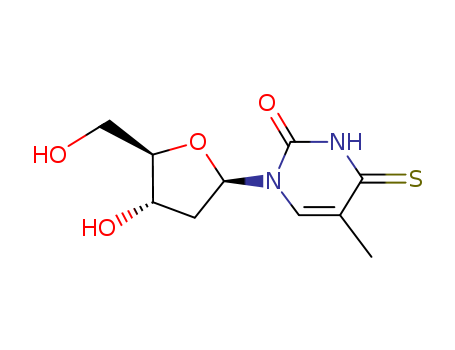 1-(2-deoxy-beta-D-erythro-pentofuranosyl)-5-methyl-4-thioxo-3,4-dihydropyrimidin-2(1H)-one