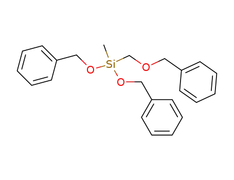 Silane, methylbis(phenylmethoxy)[(phenylmethoxy)methyl]-
