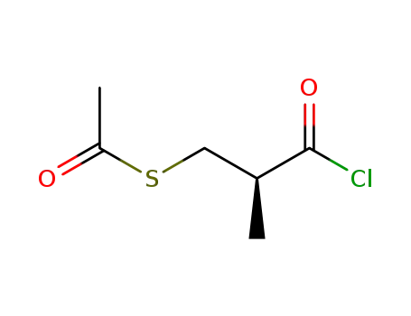 Molecular Structure of 69570-39-4 (S-(3-chloro-2-methyl-3-oxopropyl) (S)-ethanethioate)