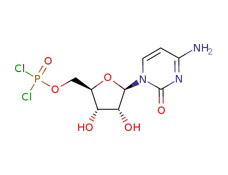 Molecular Structure of 30784-94-2 (cytidine-5'-phosphodichloride)