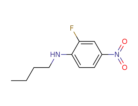 Molecular Structure of 124431-93-2 (N-butyl-2-fluoro-4-nitroaniline)