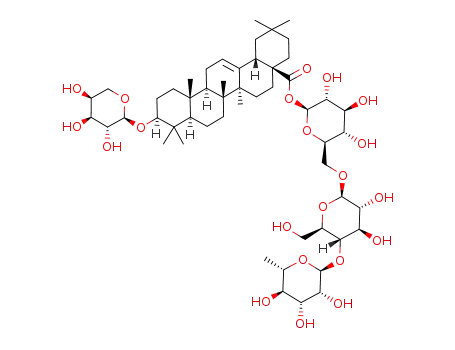 Molecular Structure of 114906-74-0 (Ciwujianoside C3)