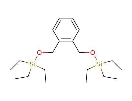 Molecular Structure of 18724-46-4 (1,2-bis(((triethylsilyl)oxy)methyl)benzene)