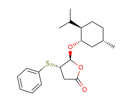 5-(d)-menthyloxy-4-phenylthiobutyrolactone