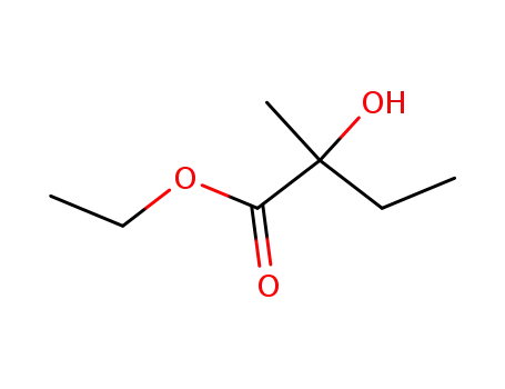 Molecular Structure of 77-70-3 (ethyl 2-hydroxy-2-methylbutyrate)