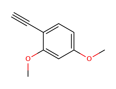 Molecular Structure of 77336-36-8 (Benzene, 1-ethynyl-2,4-dimethoxy-)