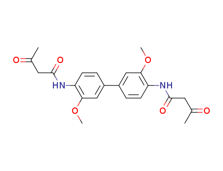 Butanamide,N,N'-(3,3'-dimethoxy[1,1'-biphenyl]-4,4'-diyl)bis[3-oxo- cas  4104-12-5