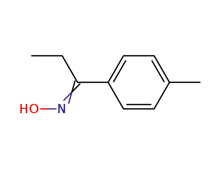 Molecular Structure of 59507-21-0 (1-Propanone, 1-(4-methylphenyl)-, oxime)