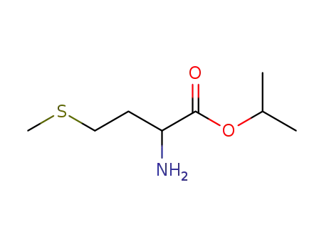 Molecular Structure of 45012-54-2 (DL-Methionine, (1-methylethyl) ester)