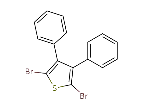 Molecular Structure of 83125-18-2 (2,5-DIBROMO-3,4-DIPHENYL-THIOPHENE)