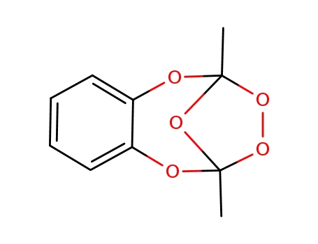 Molecular Structure of 110851-22-4 (1,10-Dimethyl-2,9,11,12,13-pentaoxa-tricyclo[8.2.1.0<sup>3,8</sup>]trideca-3,5,7-triene)