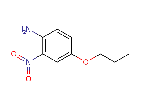 Molecular Structure of 20367-34-4 (2-nitro-4-propoxyaniline)