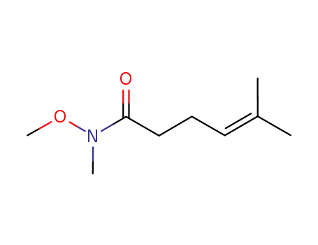 Molecular Structure of 1110631-07-6 (N-methoxy-N,5-dimethylhex-4-enamide)