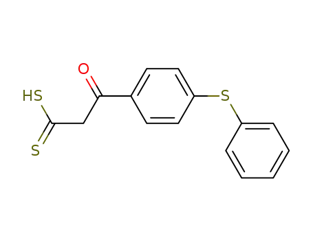 β-オキソ-4-(フェニルチオ)ベンゼンプロパンジチオ酸