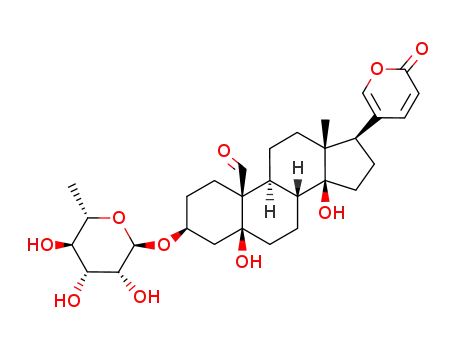 3β-(α-L-ラムノピラノシルオキシ)-5,14-ジヒドロキシ-19-オキソ-5β-ブファ-20,22-ジエノリド