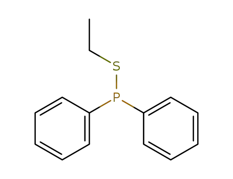 Molecular Structure of 20472-49-5 (ethyl diphenylphosphinothioite)