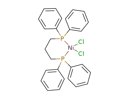 Molecular Structure of 55659-61-5 (1,3-bis[(diphenylphosphino)propane]dichloronickel(II))