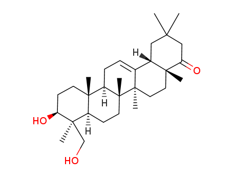(4aR,6aS,6aS,6bR,9S,10S,12aR,14bS)-10-hydroxy-9-(hydroxymethyl)-2,2,4a,6a,6b,9,12a-heptamethyl-3,5,6,6a,7,8,8a,10,11,12,13,14b-dodecahydro-1H-picen-4-one