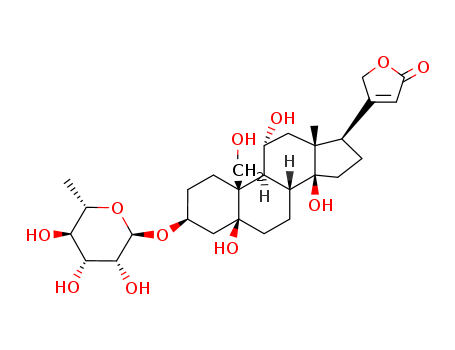 3-[(3S,5S,10R,13R,14S,17R)-5,11,14-trihydroxy-10-(hydroxymethyl)-13-methyl-3-[(2S,5S)-3,4,5-trihydroxy-6-methyloxan-2-yl]oxy-2,3,4,6,7,8,9,11,12,15,16,17-dodecahydro-1H-cyclopenta[a]phenanthren-17-yl]