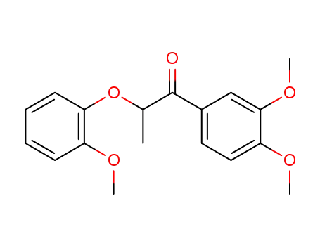 1-(3,4-Dimethoxyphenyl)-2-(2-methoxyphenoxy)-1-propanone