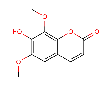 Molecular Structure of 486-21-5 (Isofraxidin)