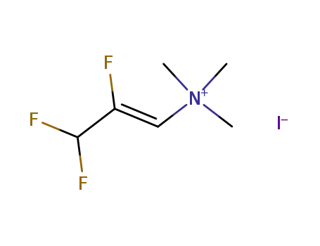 Molecular Structure of 128229-03-8 ((Z)-(2,3,3-trifluoro-l-propenyl)trimethylammonium iodide)