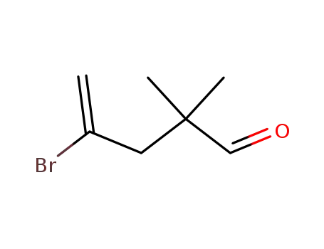 Molecular Structure of 54814-13-0 (4-Pentenal, 4-bromo-2,2-dimethyl-)