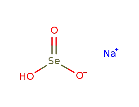 Molecular Structure of 7782-82-3 (SODIUM HYDROGEN SELENITE)