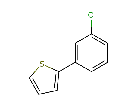 Molecular Structure of 59156-10-4 (Thiophene, 2-(3-chlorophenyl)-)