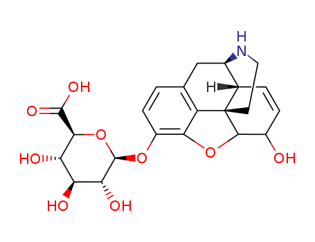 beta-D-Glucopyranosiduronic acid, (5alpha,6alpha)-7,8-didehydro-4,5-epoxy-6-hydroxymorphinan-3-yl