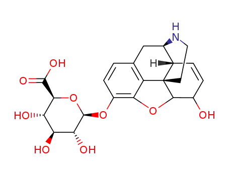 Molecular Structure of 67583-64-6 (normorphine-3-glucuronide)