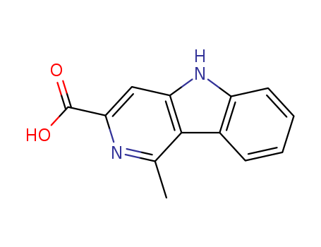 5H-Pyrido(4,3-b)indole-3-carboxylic acid, 1-methyl-